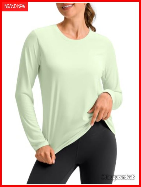 Tops - Long Sleeve Athletic Running Shirt Lightweight Quick Dry Workout Top